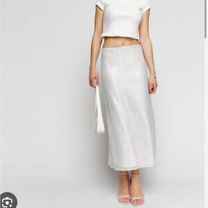 Reformation Layla skirt, sterling